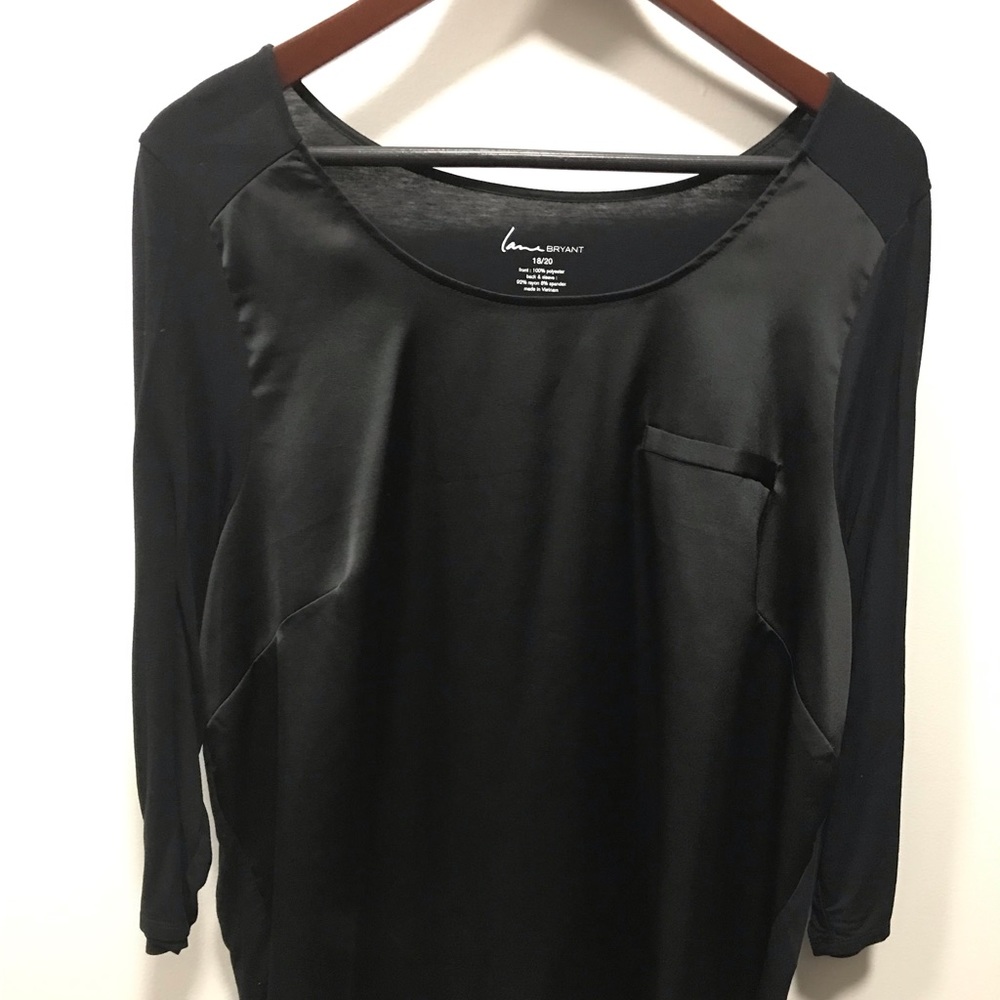 Lane Bryant 18-20 long sleeve silky tee